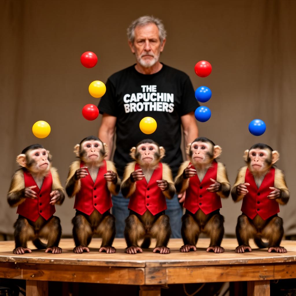 The Capuchin Brothers — promotional photograph with Ray